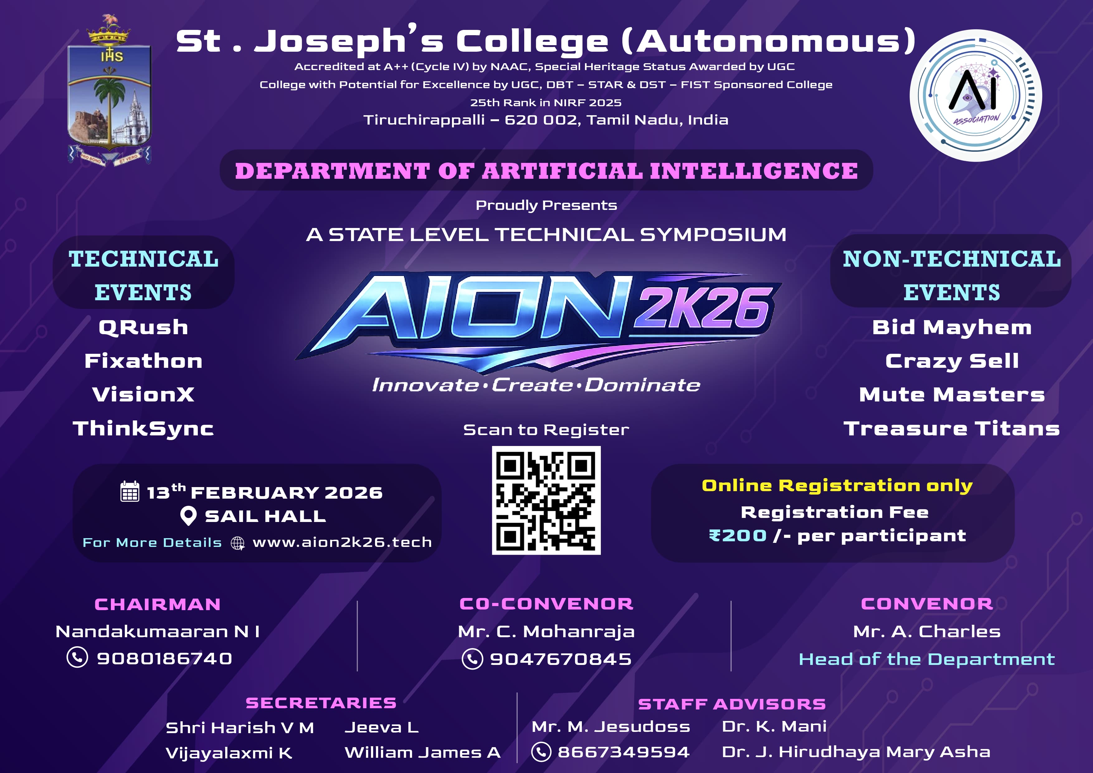 AION 2K26 Invitation