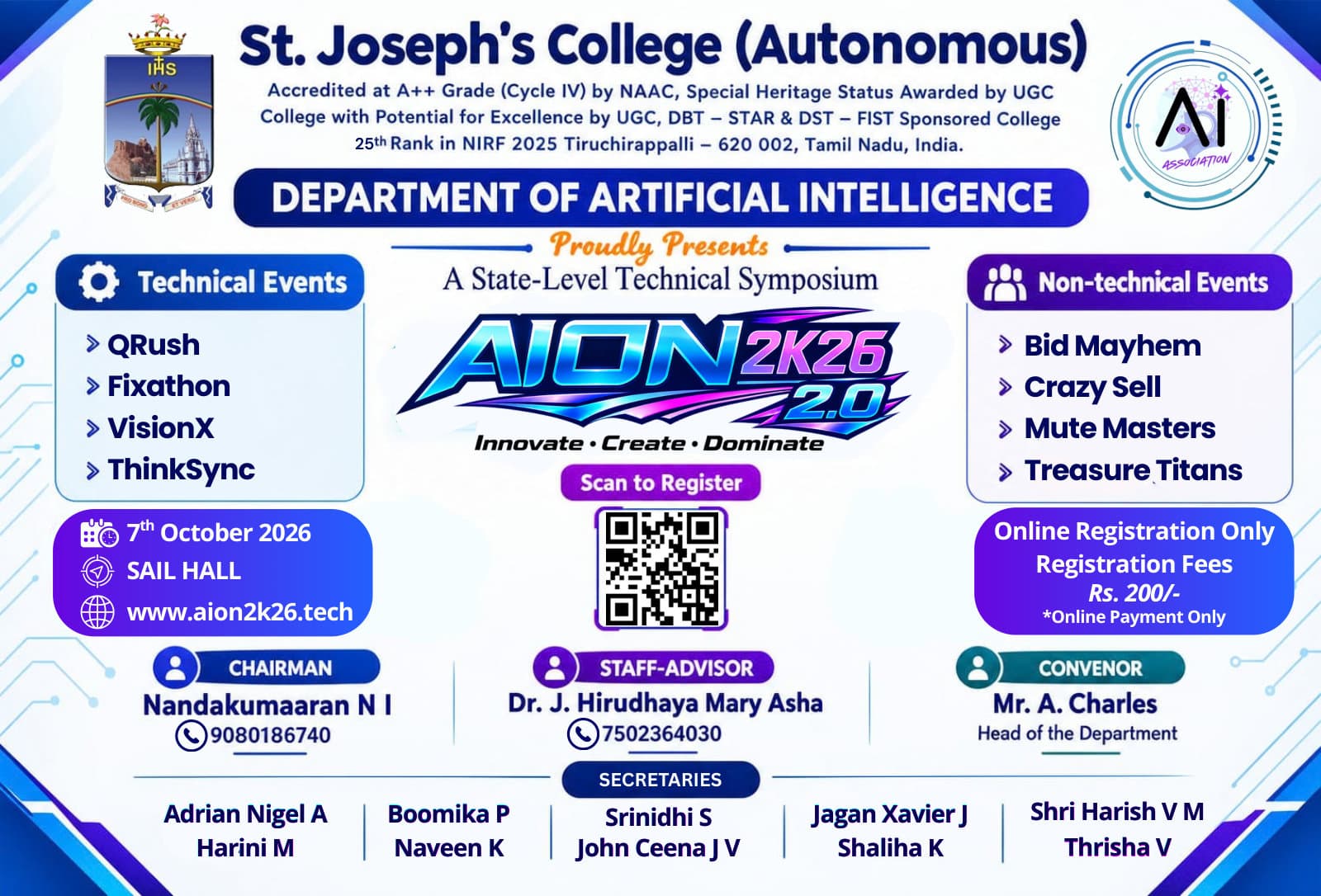 AION 2K26 2.0 official invitation